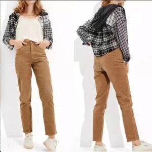 American eagle, corduroy, tan, stretch, jeans